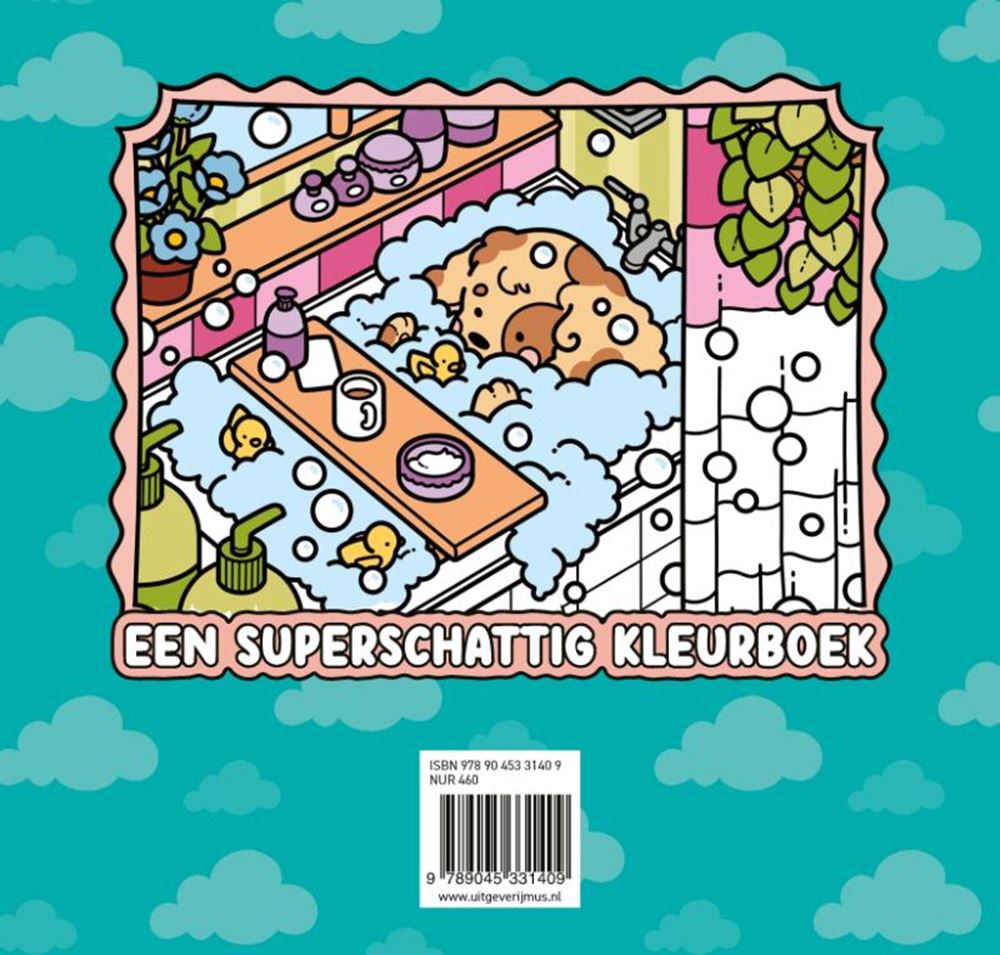 Gemütliches Malbuch: Niedliche Kuscheltiere