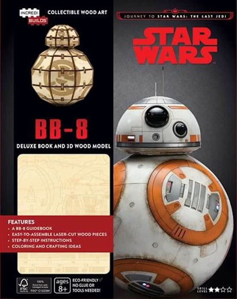 Star Wars BB-8 Deluxe-Buch mit Holzgebäudemodell