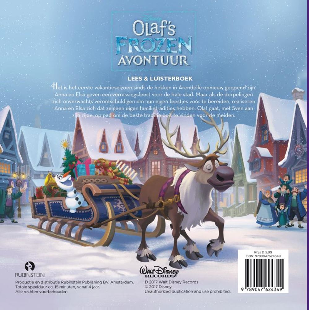 Olafs gefrorenes Abenteuer (Buch + CD). 4+