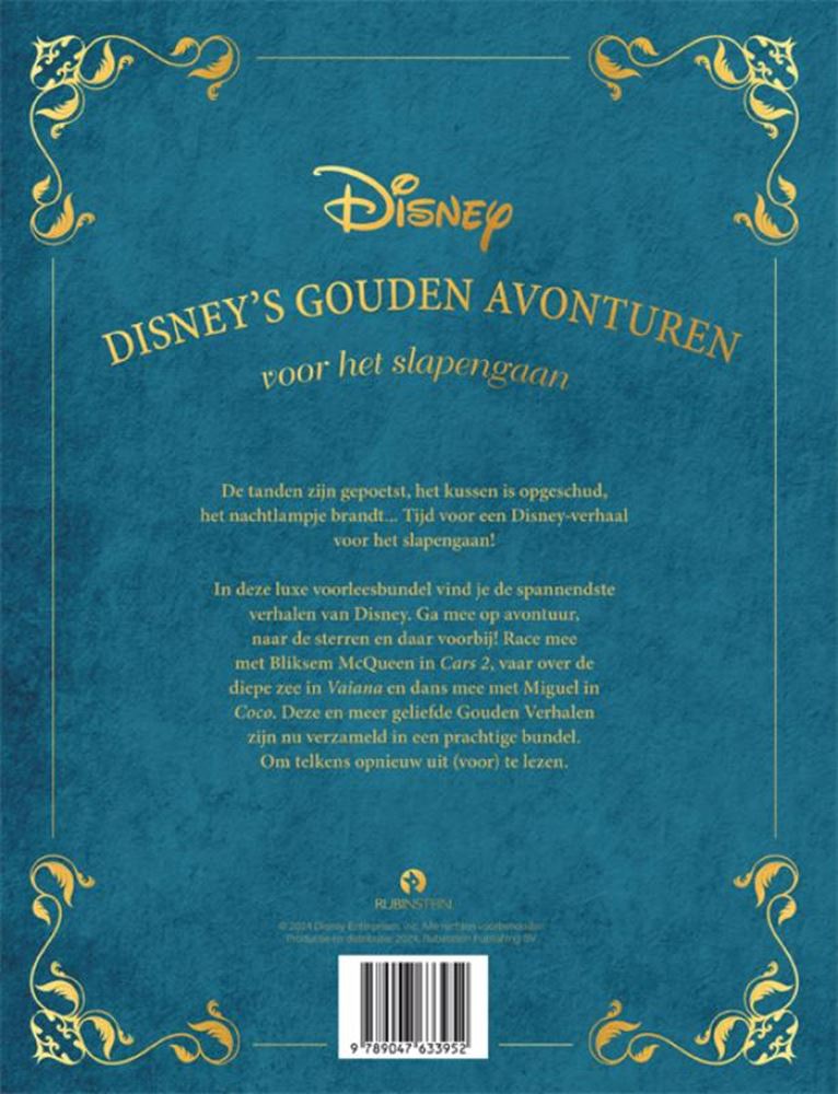 Die goldenen Abenteuer von Disney Book vor dem Schlafengehen