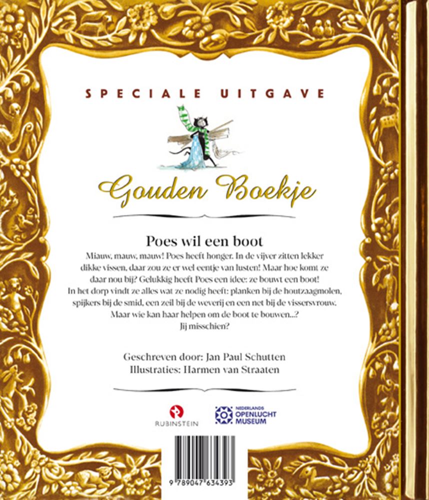 Goldenes Buch: Katze will ein Boot 3+