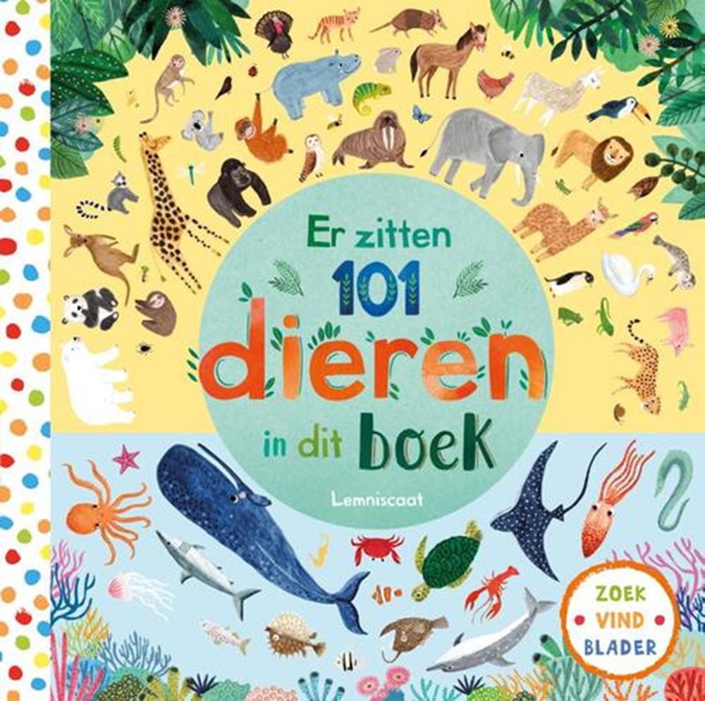 Im zentralen Buchhaus gibt es 101 Tiere in diesem Buch
