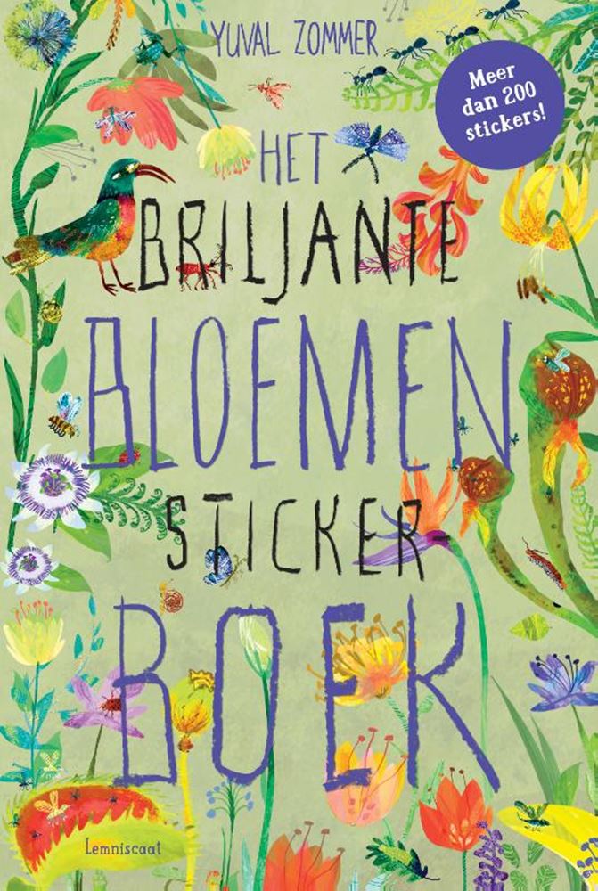 Das brillante Blumenstickerbuch. 4+