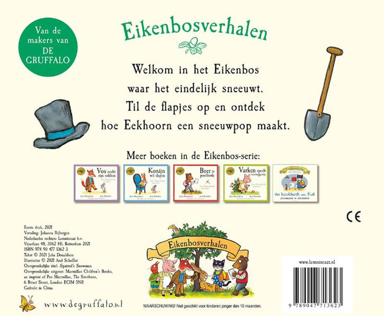 Daumenkino: Eichhörnchen-Schneemann. 2+