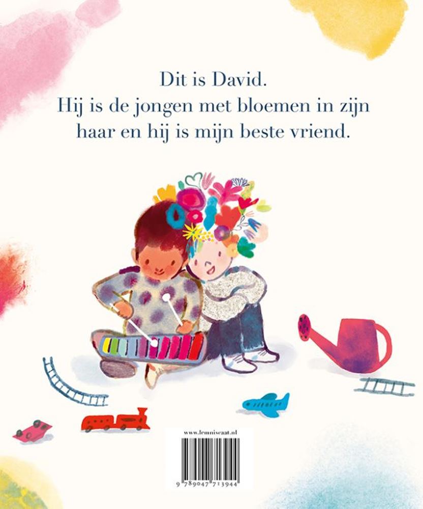Der Junge mit Blumen im Haar. 4+
