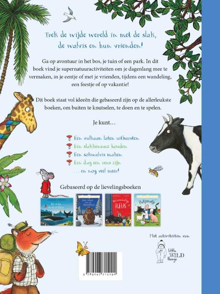 Lemniscaat, die Schnecke und der Wal und ihre Freunde, Outdoor-Aktivitätsbuch. 5+