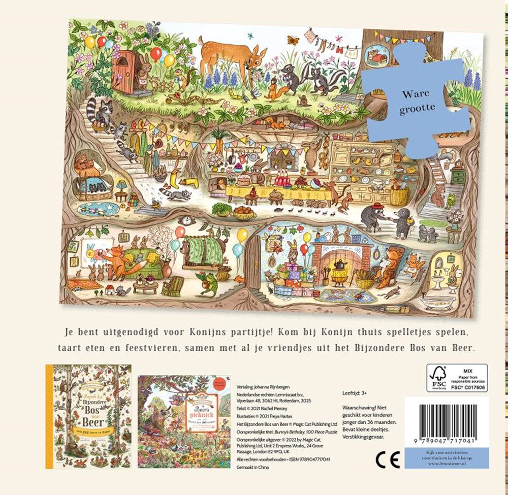 Kaninchen-Puzzle. 6+