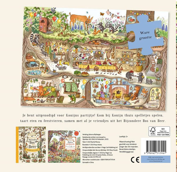 Kaninchen-Puzzle. 6+