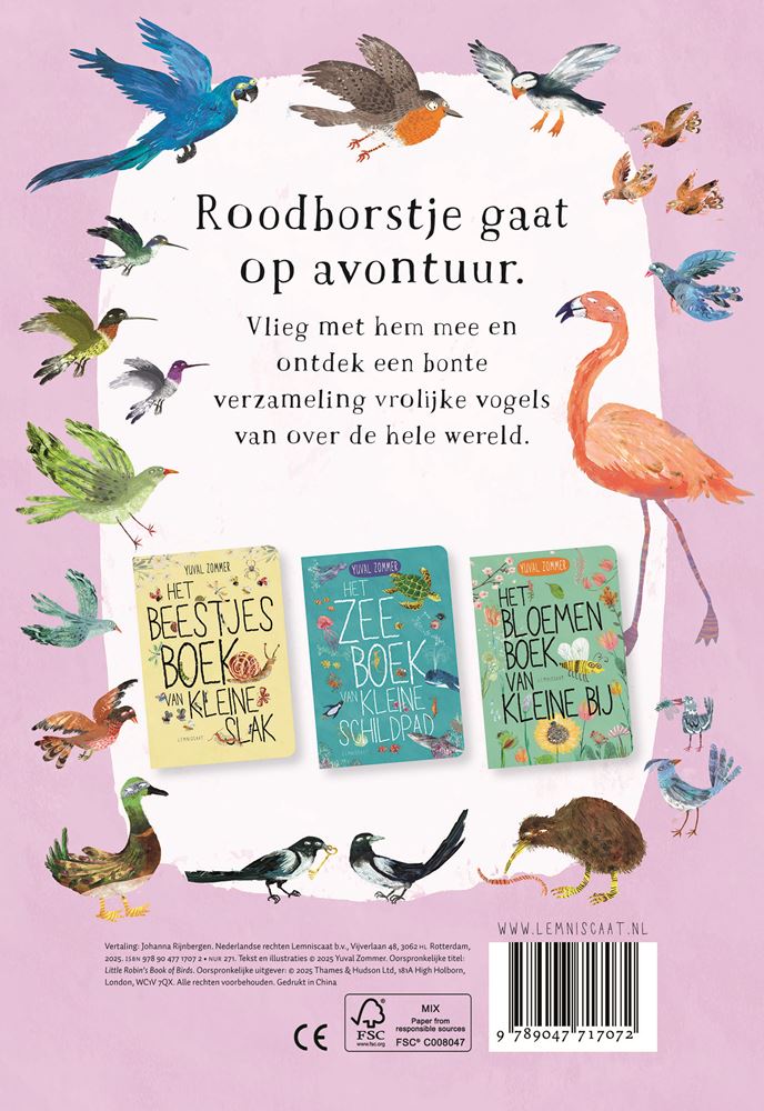 Pappbuch: Robins Vogelbuch.
