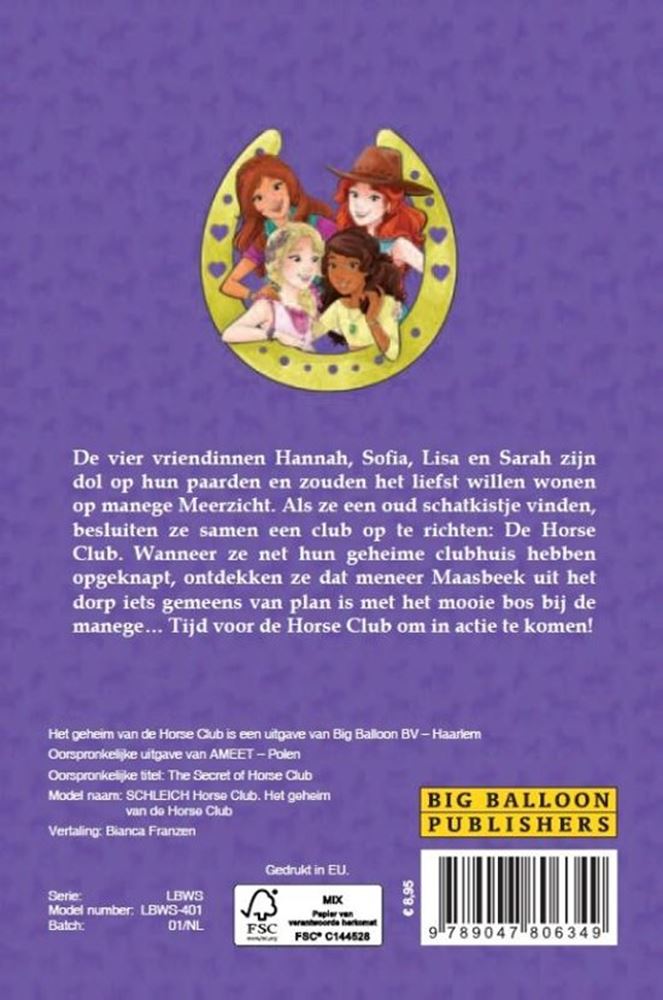 Das Geheimnis des Pferdeclubs. 7+