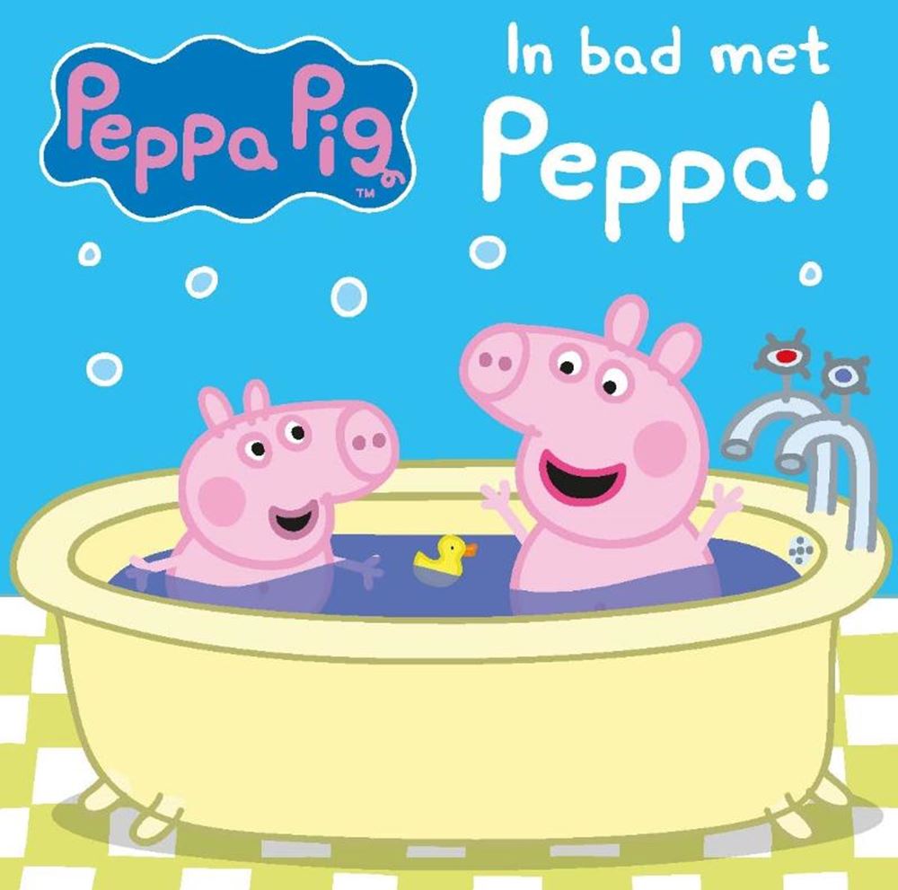 Großer Ballon in der Badewanne mit Peppa!