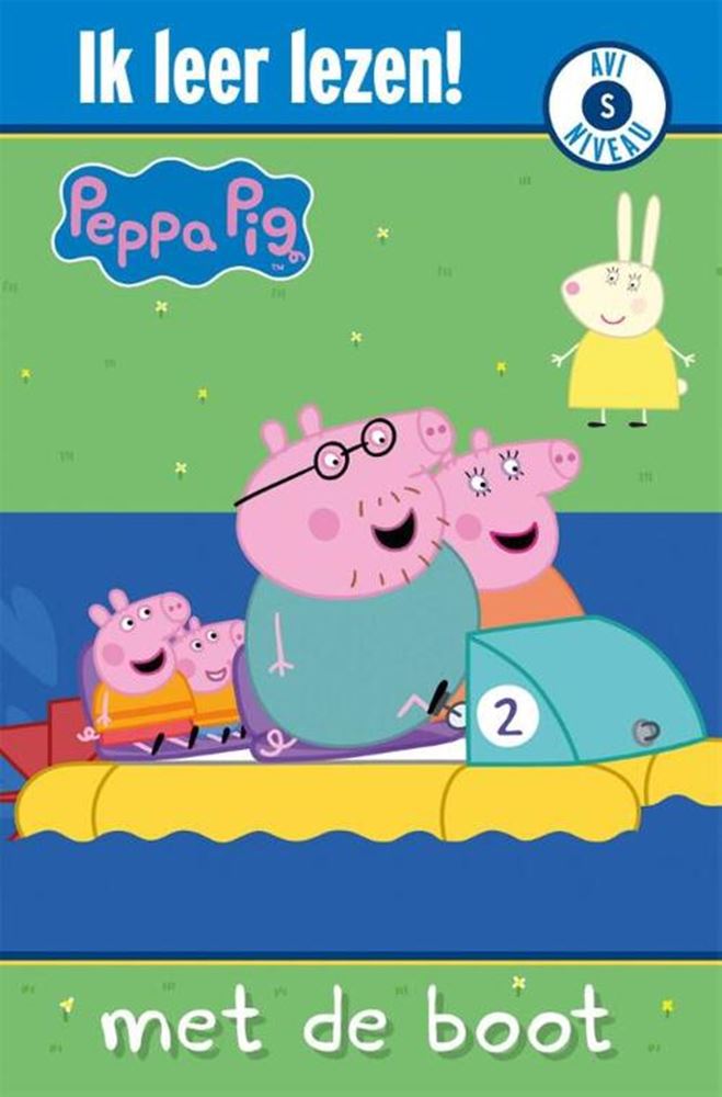 Ich lerne lesen. Peppa Pig mit dem Boot. av