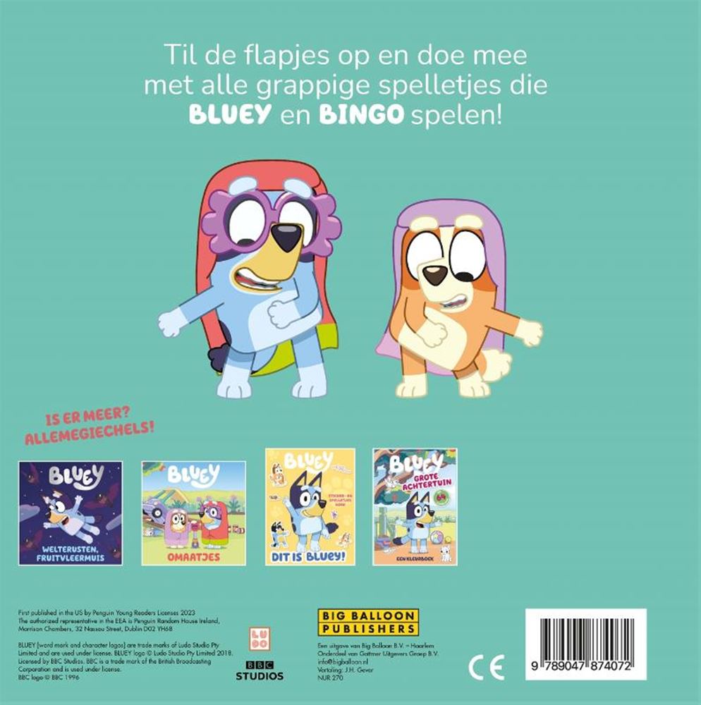 Bluey Sollen wir ein Spiel spielen? Flapbook