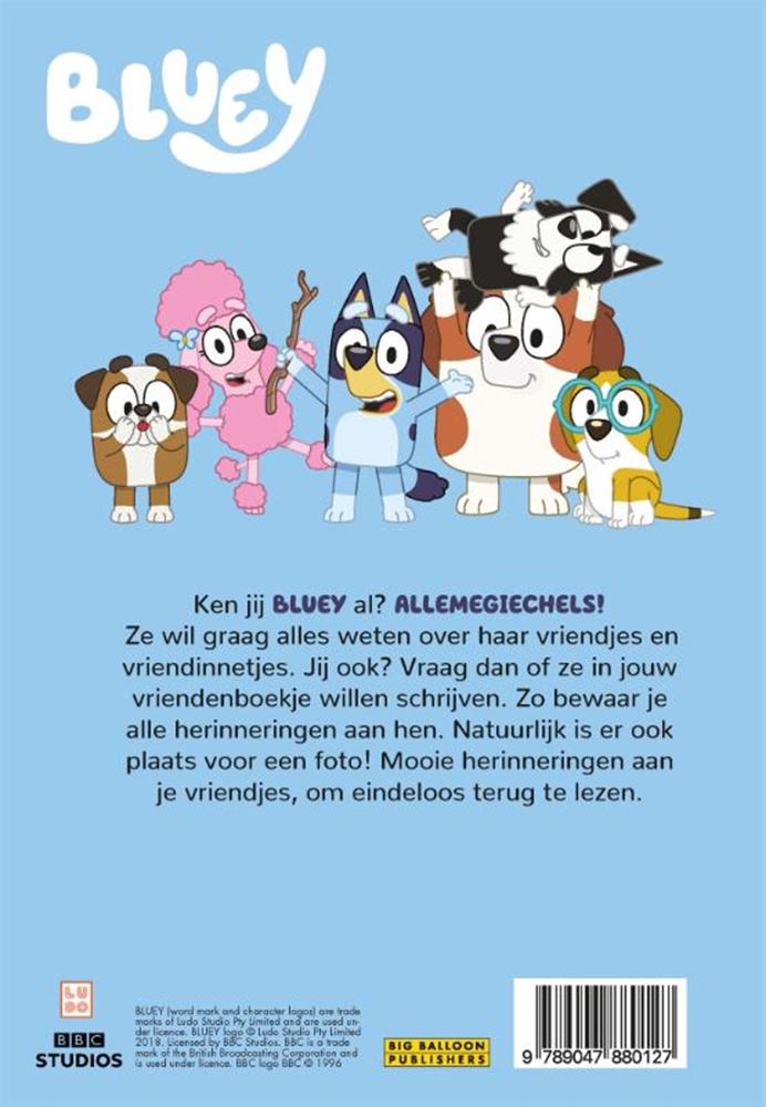 Freunde buchen Bluey