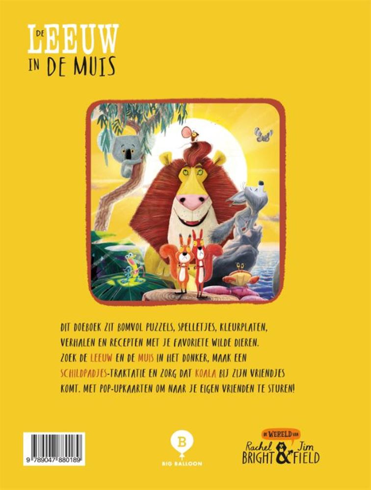 Der Löwe in der Maus-Aktivitätsbuch 3+