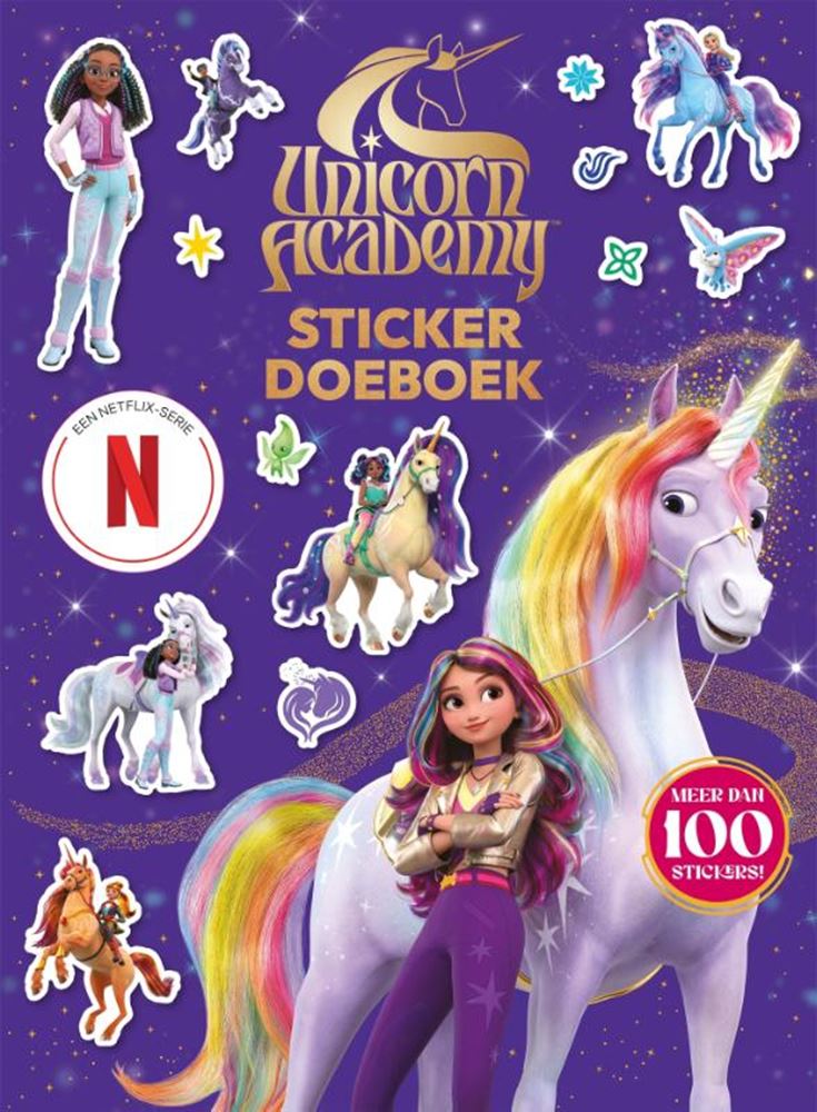 Buch Unicorn Academy Stickerboek Doeboek