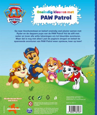 Gottmer Publishers Group Infinity zum Ausmalen mit Paw Patrol