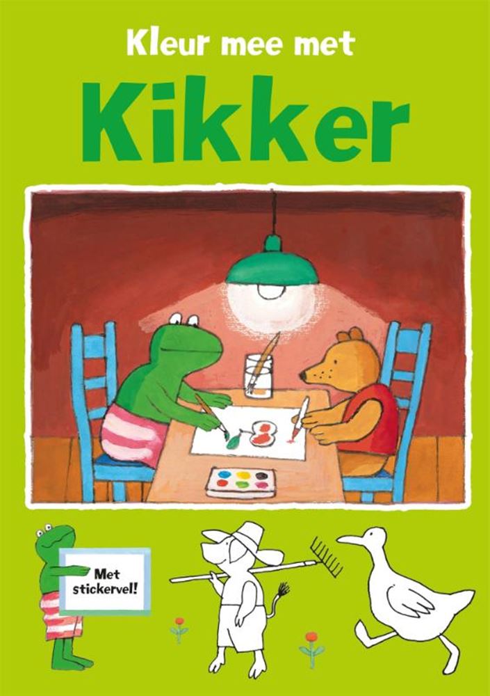 Gottmer-Verleger gruppieren Farbe zusammen mit Frosch
