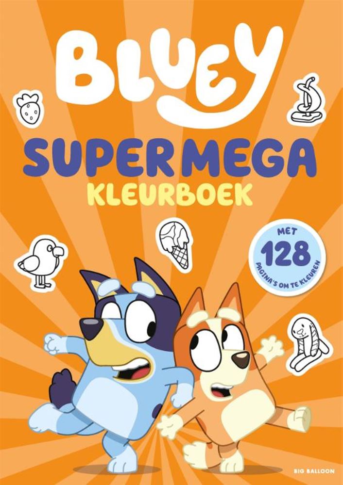 Malbuch „Bluey Super Mega“ der Gottmer Publishers Group