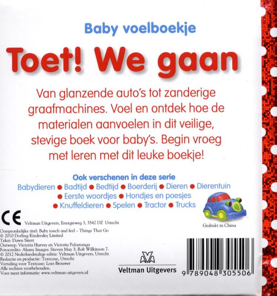 Tastbuch für Babys: toot. wir gehen. 0+