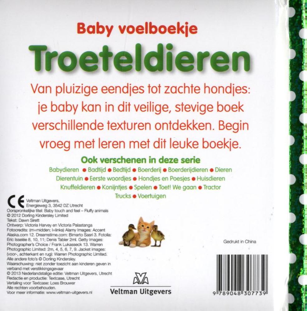 Central Book House Baby-Tastheft für Haustiere
