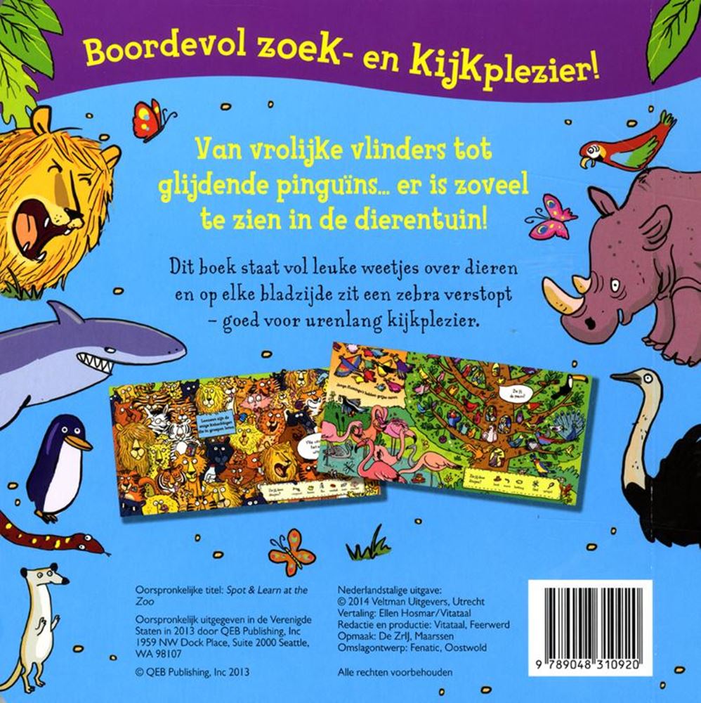 Entdecken und lernen: im Zoo. 3+