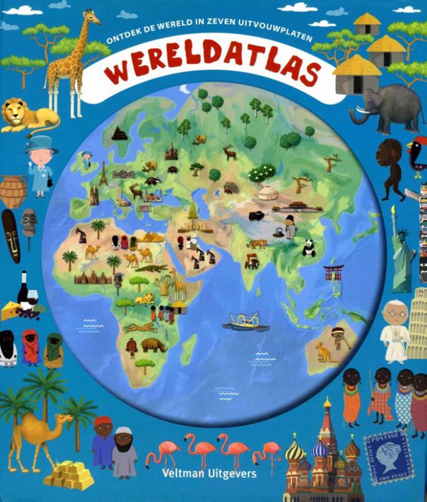 Weltatlas (mit ausklappbaren Tafeln). 7+