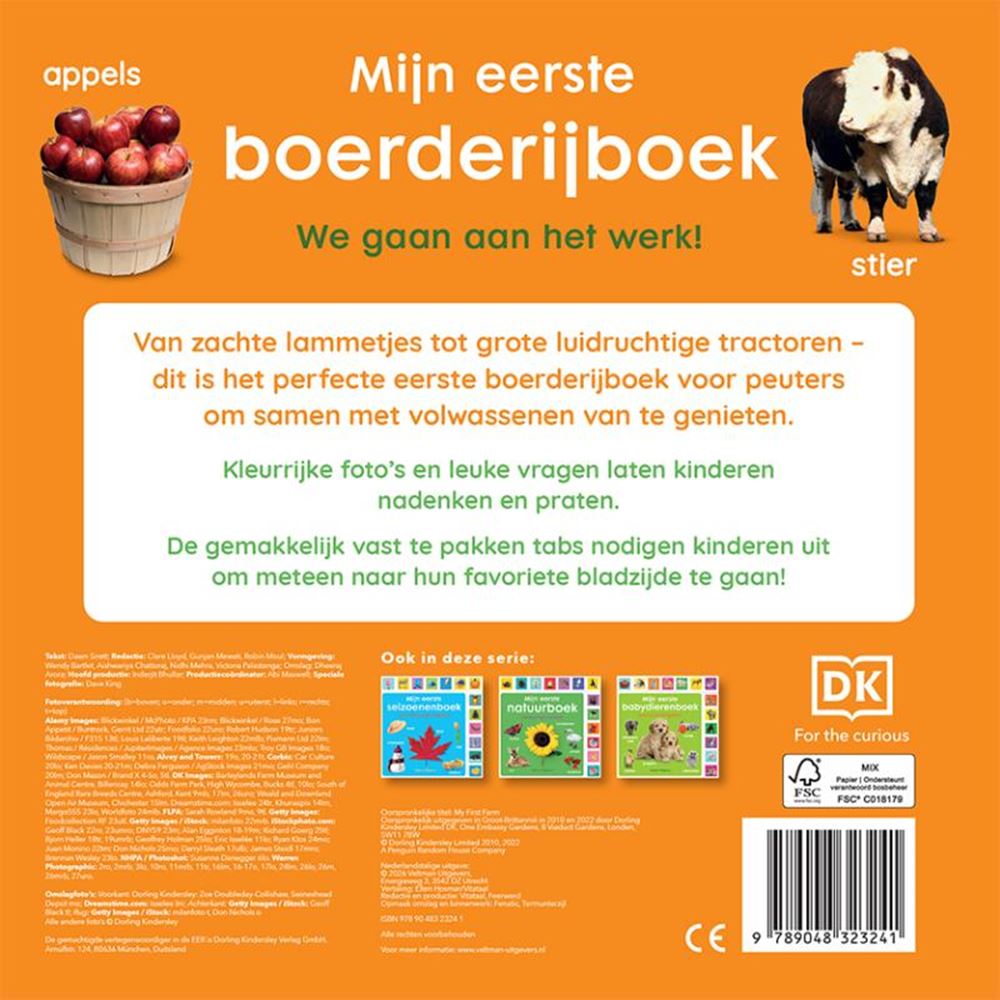 Brettbuch mein erstes Bauernhofbuch 0+