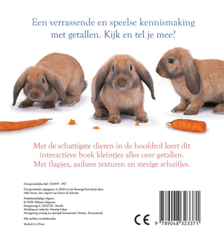 Zählbrettbuch - Tiere 1+