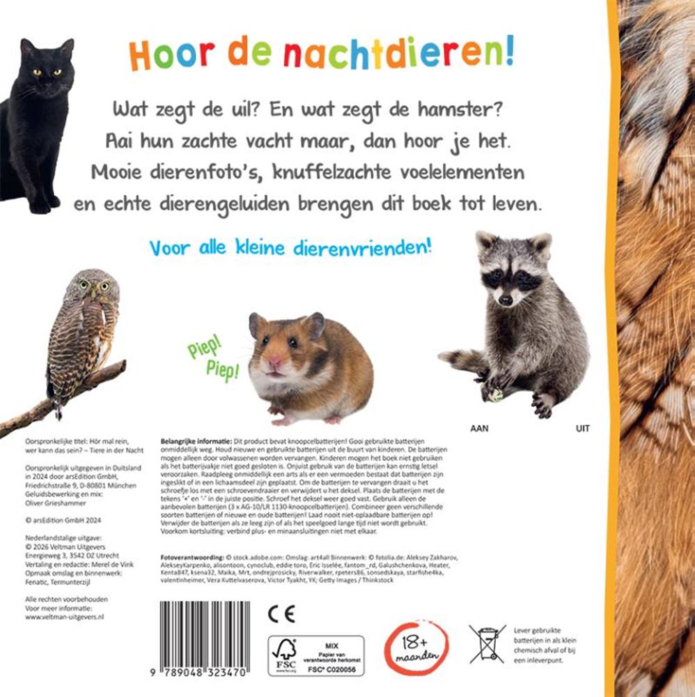 Welches Tier höre ich hier? - nachtaktive Tiere 1+