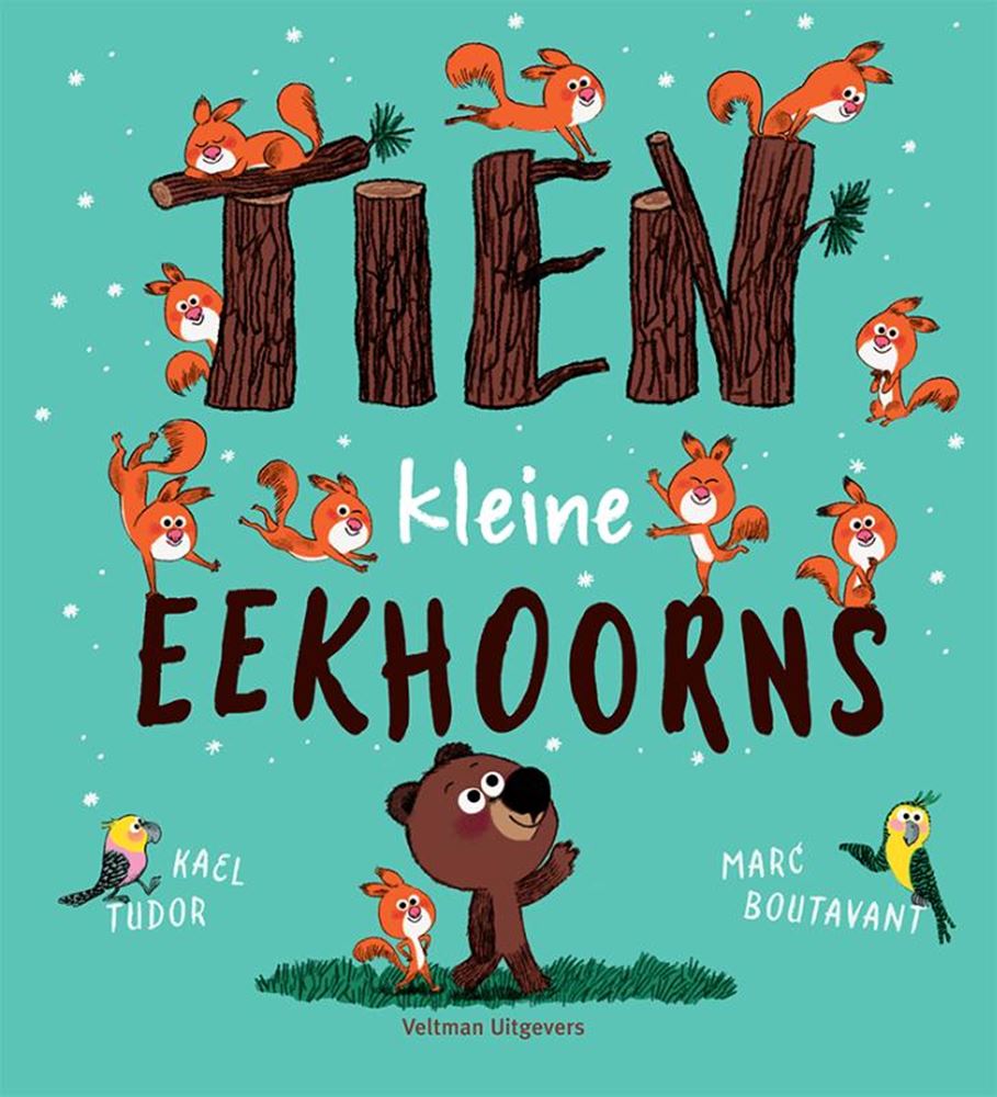 Zehn kleine Eichhörnchen 3+