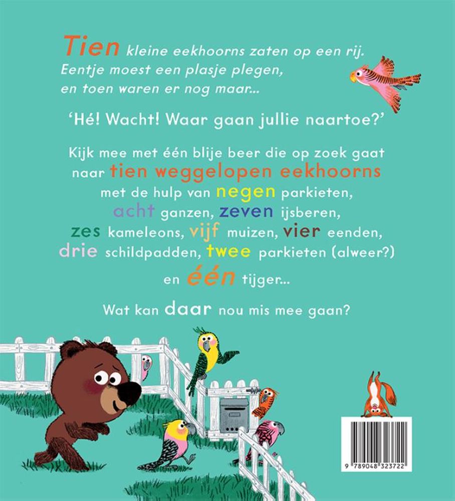 Zehn kleine Eichhörnchen 3+