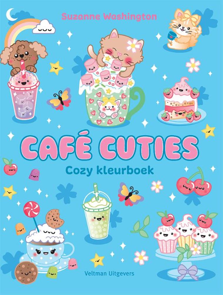 Café Cuties – gemütliches Malbuch 6+