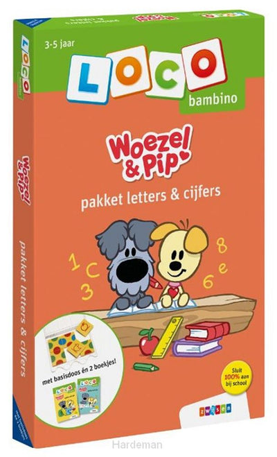 Bambino Loco - Woezel Pip -Paket - Buchstabennummern