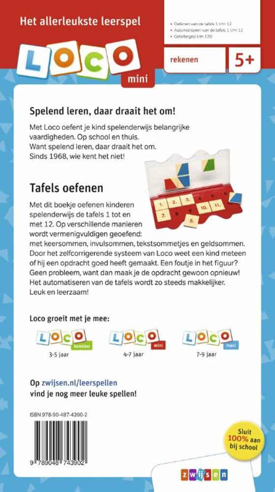 Loco Übung Broschüre Mini Ich lerne Tische 1-12