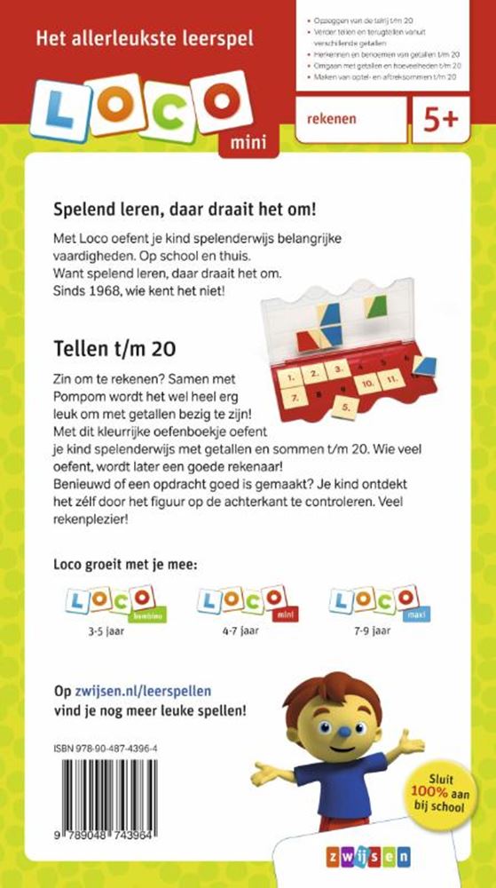 Mini Loco Rompom - Ich lerne, T M 20 zu zählen