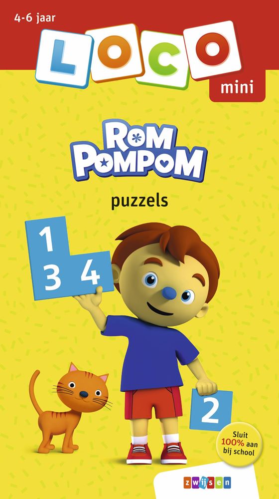 Mini Loco Rompom-Rätsel (4-6 Jahre)