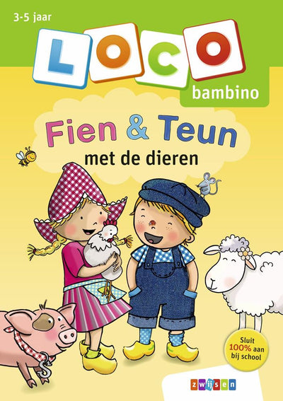 Loco -Übungsheft Fien und Teun mit den Tieren