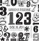 So machen Sie Handlettering 123