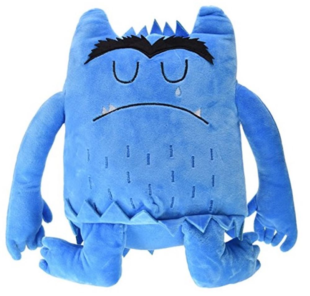 Kuscheltier Farbe Monsterblau (traurig