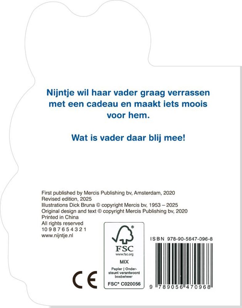 Pappbuch: Miffy und Vater. 1+