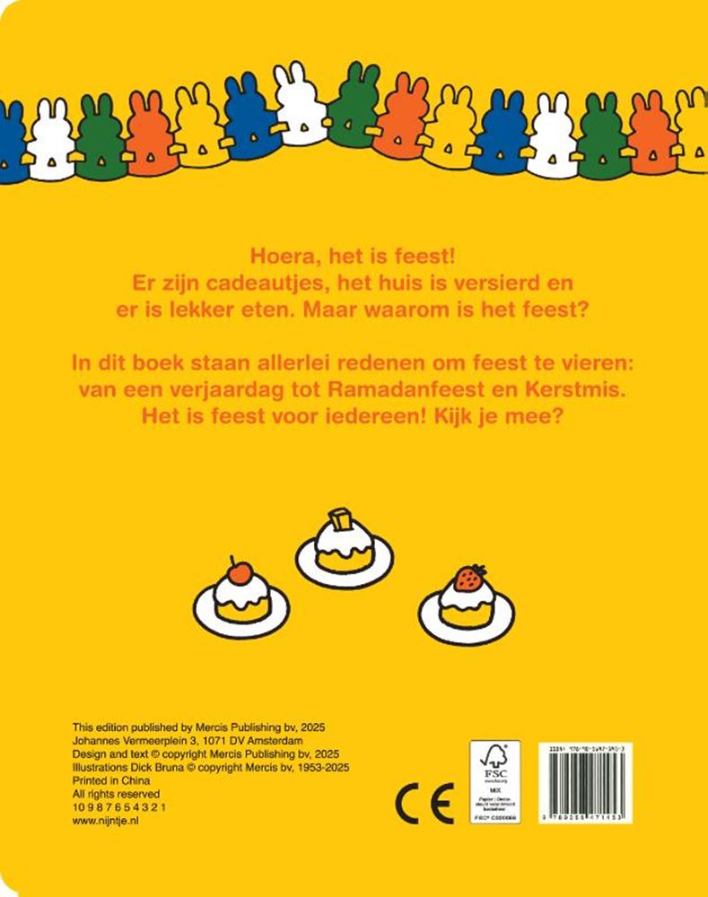 Feiern Sie mit Miffy und Freunden. 2+