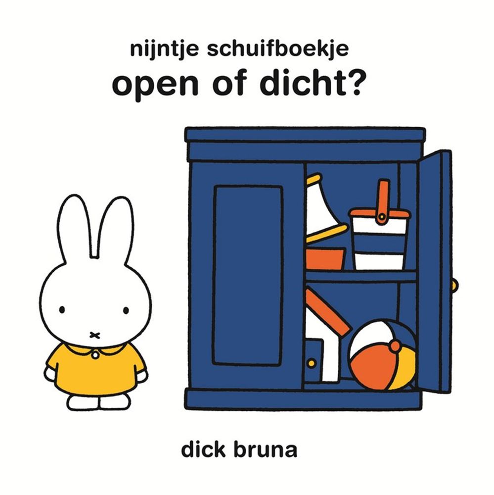 Miffy-Rutsche, offen oder geschlossen (Karton).