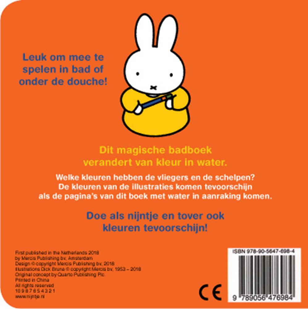 Das zentrale Bücherhaus Miffy zaubert Farben in ein magisches Badebuch