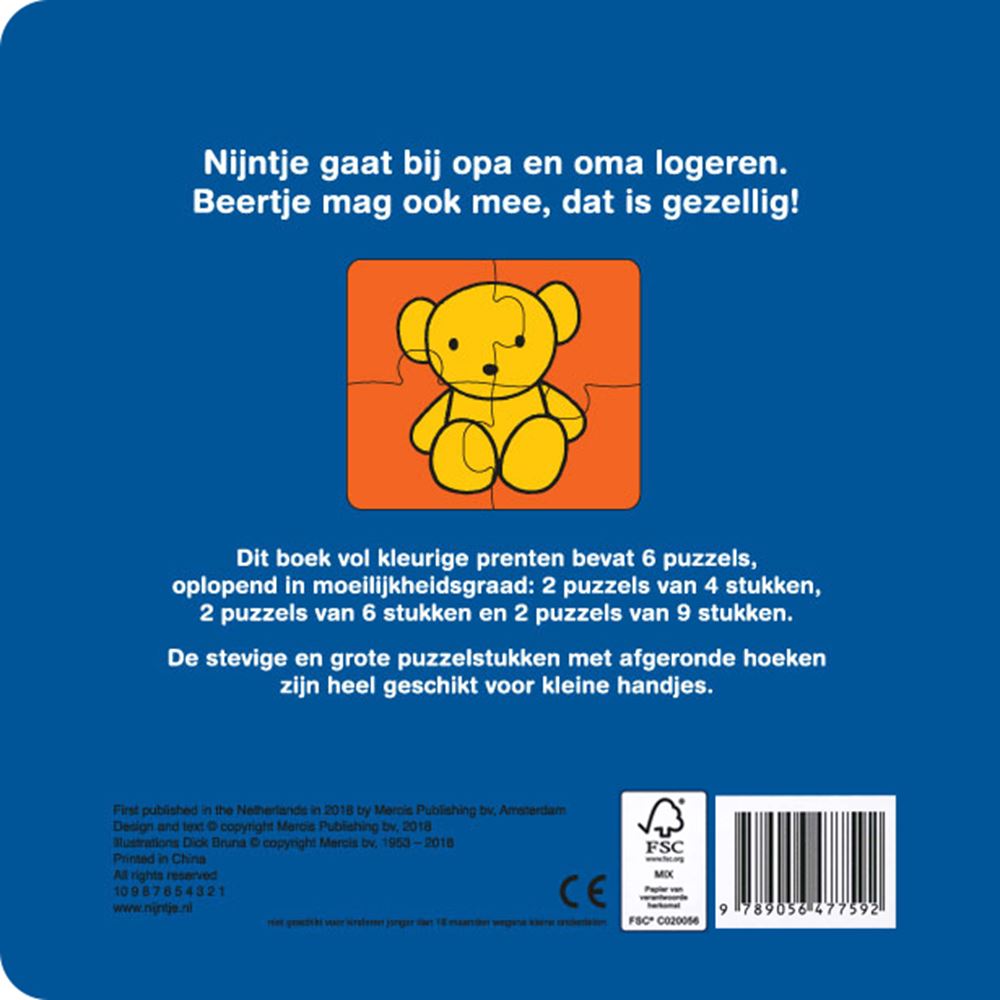Miffy Buchrätsel, Bei Opa und Oma übernachten | 2 Stk