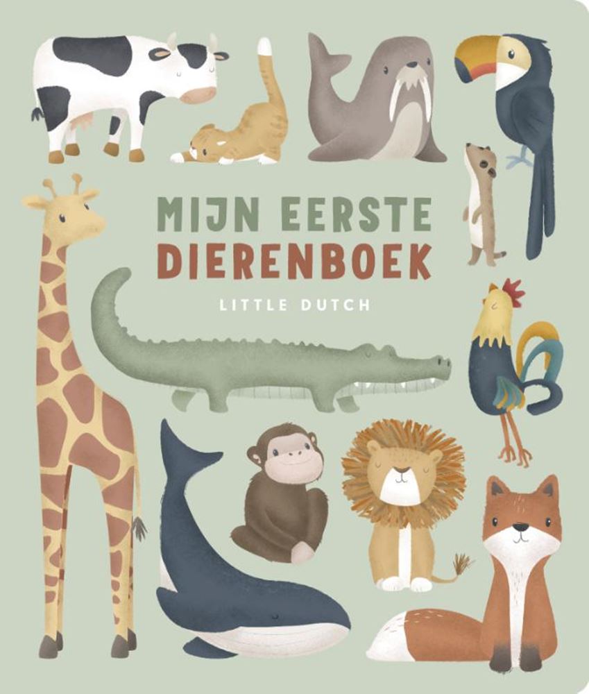 Little Dutch Dierenboek Kartonboekje. 1+