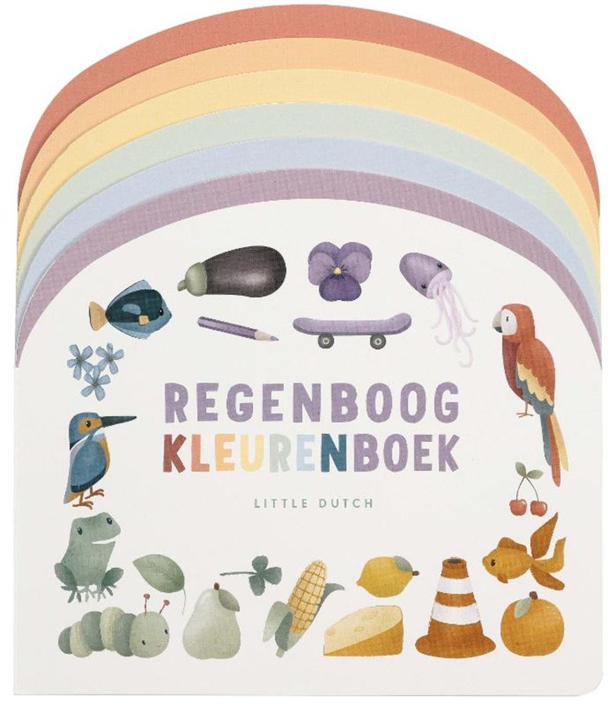 Buch Little Dutch Regenboog Farbbuchkarton