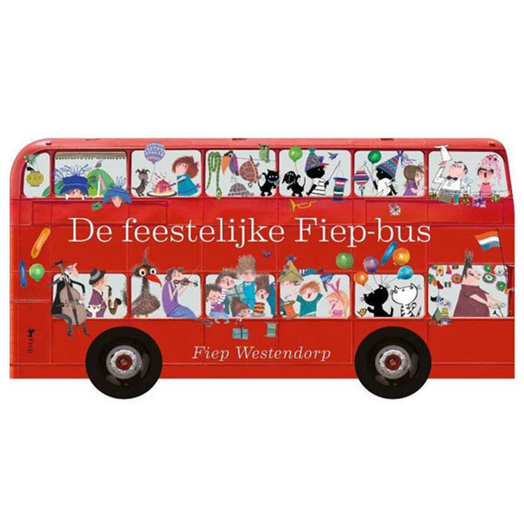 Pappbuch: Der festliche Fiep-Bus. 2+
