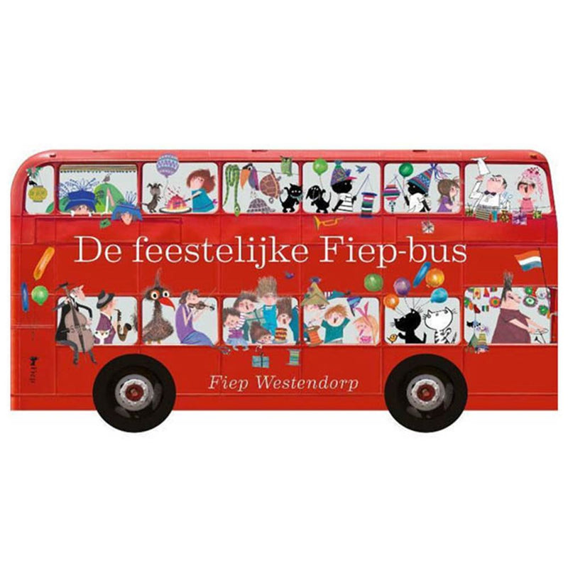 Pappbuch: Der festliche Fiep-Bus. 2+
