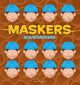 Masken herstellen - Bauarbeiter